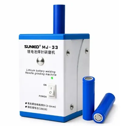 Sunkko MJ-33 Pil ve Punta Kalemi Taşlama Makinesi Elektrot ve 18650 Zımpara Cihazı resmi