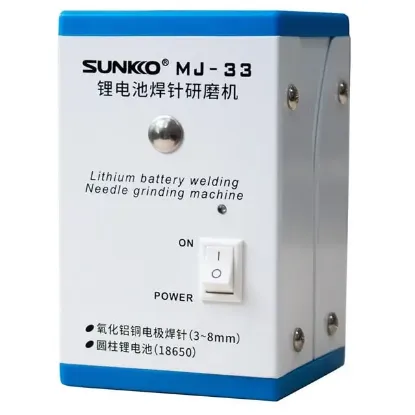Sunkko MJ-33 Pil ve Punta Kalemi Taşlama Makinesi Elektrot ve 18650 Zımpara Cihazı resmi