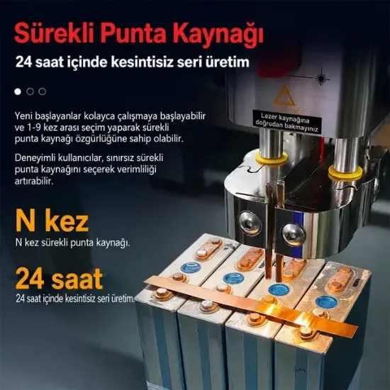 Sunkko A330 Pnömatik Enerji Depolamalı Punta Kaynak Makinesi 12kW 2000A Profesyonel Batarya Punta Cihazı resmi