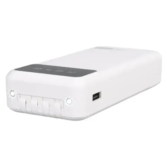 POWERWAY T20 KENDİNDEN KABLOLU DİJİTAL EKRAN 20.000 MAH BEYAZ POWERBANK resmi