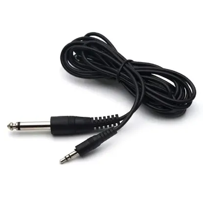 Powermaster PM-15917 Siyah 6.3 Mm Gitar to 3.5 Mm Stereo Ara Kablo (1.4 Metre) resmi