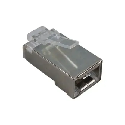 Metal RJ45 Cat5 100 Adet Metal Uç 8p/8c resmi