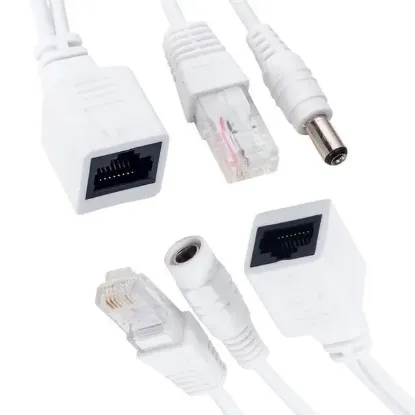 Powermaster Poe IP Kamera Kablosu Dişi Power Uç Aktif Splitter resmi
