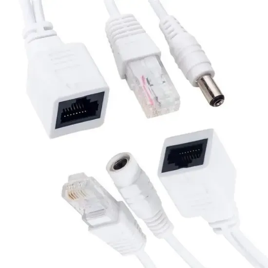 Powermaster Poe IP Kamera Kablosu Dişi Power Uç Aktif Splitter resmi