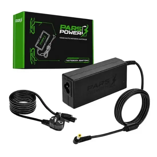 Parspower Prs-004 Plastik Kasa 19V 4.74A 90W 5.5*1.7Mm Standart Notebook Adaptör resmi