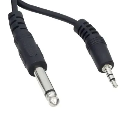 Powermaster 3.5 Mm Stereo Erkek-6.3 Mm Mono Erkek 3 Metre Ara Kablo resmi