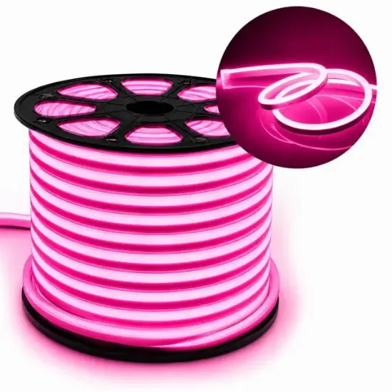 Powermaster 12 Volt 100 Metre Pembe Neon Şerit Led resmi