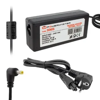 Powermaster PM-3365 19V 1.58A 30W 4.0x1.7mm Uçlu Netbook Şarj Adaptörü resmi