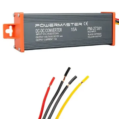 Powermaster Pm-27381 24V DC 12V DC 15 Amper Oto Konvertör resmi