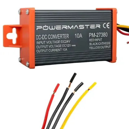 Powermaster Pm-27380 24V DC 12V DC 10 Amper Oto Konvertör resmi