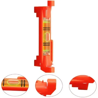 Powermaster Askı Aparatları İçin Asma Tip Turuncu Kasalı İp Su Terazisi resmi