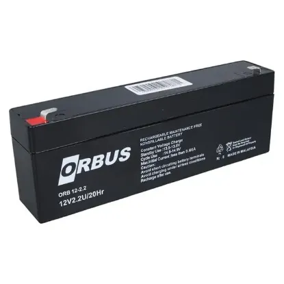 Orbus 12 Volt - 2.2 Amper Yatık Uzun Akü (178x34x60Mm) resmi