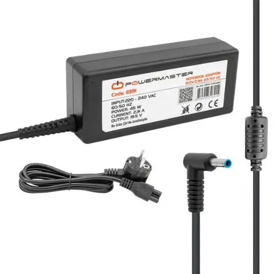 PowerMaster PM-11391 19.5 Volt 2.31 Amper 6.0×4.4 Uçlu Notebook Adaptörü resmi