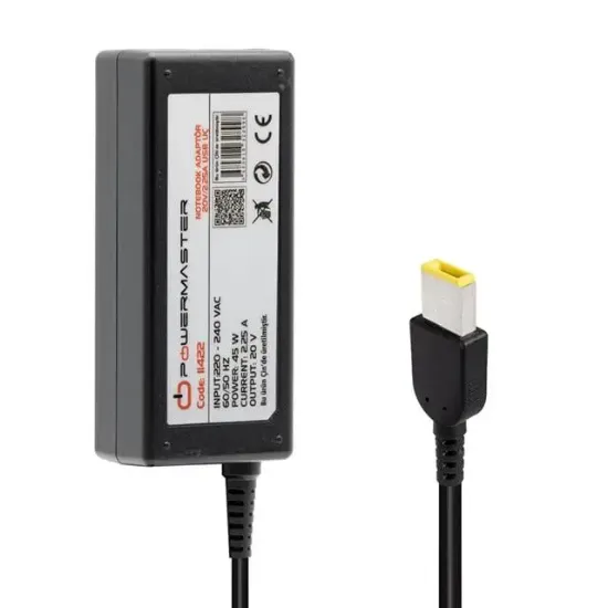 Powermaster PM-11422 20 Volt - 2.25 Amper Usb Tip Uçlu Adaptör (Lenovo Ibm Notebook) resmi