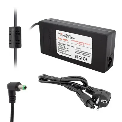 Powermaster PM-12922 Toshiba Uyumlu 19V 6.3A Notebook Adaptörü 6.3x3.0mm Uçlu Şarj Cihazı resmi