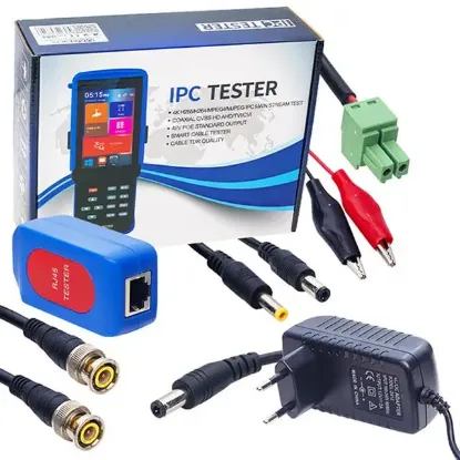 Magbox IP-AHD-Analog CCTV 4.3” Dokunmatik Ekran 48V Poe Kamera Test Cihazı (SD Kart-Wifi Desteği) resmi