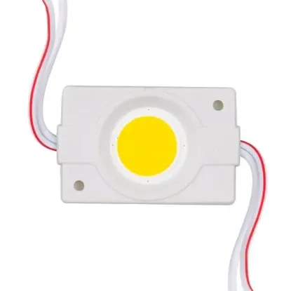 12 Volt 2.4 Watt Beyaz COB LED Modül - 40x22 mm resmi