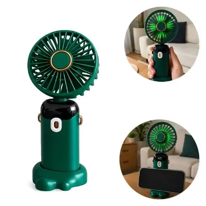Powermaster PM-25103 Yeşil Kokulu Oynar Başlıklı Taşınabilir Fan Vantilatör resmi