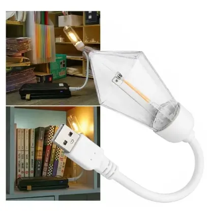 Powermaster PM-25791 Esnek Gövdeli USB Günışığı COB Led Edison Masa ve Kitap Okuma Lambası resmi