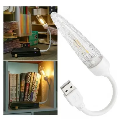 Powermaster PM-25793 Esnek Gövdeli USB Günışığı COB Led Edison Masa ve Kitap Okuma Lambası resmi