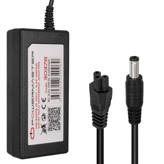 Powermaster PM-30378 19 Volt - 3.42 Amper 5.5*2.1 Mm Uçlu Adaptör (Acer Notebook) resmi