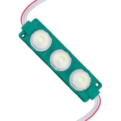 12 Volt 3 Watt Yeşil LED Modül - 74x20 mm - 3030 Çip resmi