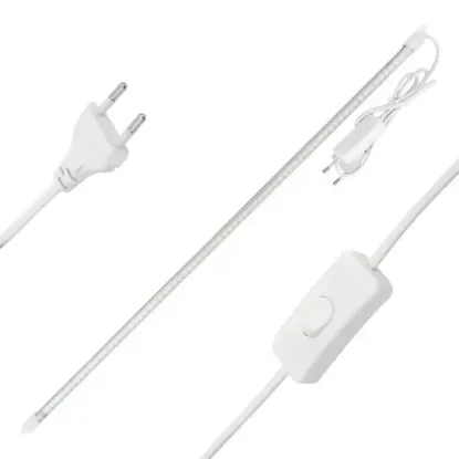 Powermaster 220V-12W Anahtarlı 80-90 Lümen 72 Led 60 Cm Şeffaf Kasa Seyyar Çubuk Led PWR-6930 resmi