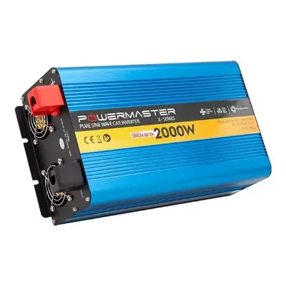 Powermaster PWR-2000 12 Volt 2000 Watt Pure Sinüs Wave İnverter resmi