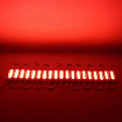 Powermaster 12 Volt 2 Watt Kırmızı Modül Led (68x16 Mm) resmi