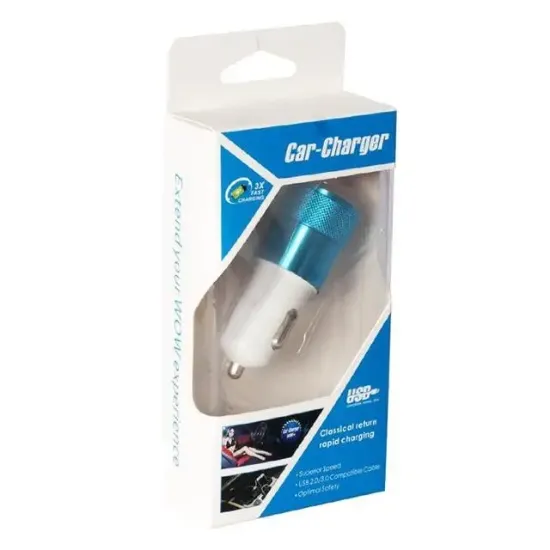 Powermaster 5V 2 Port Usb Araç Çakmak Şarjı resmi