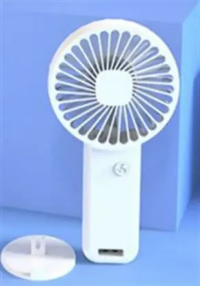 Powermaster PM-25098 Şarjlı 3 Kademeli Telefon Tutuculu Masaüstü Mini Fan Vantilatör resmi