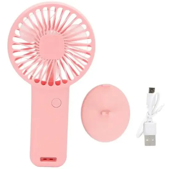 Powermaster PM-25098 Şarjlı 3 Kademeli Telefon Tutuculu Masaüstü Mini Fan Vantilatör resmi