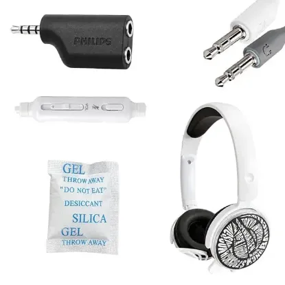 Philips SHM7110U Beyaz Kablolu Mikrofonlu Kulaklık resmi