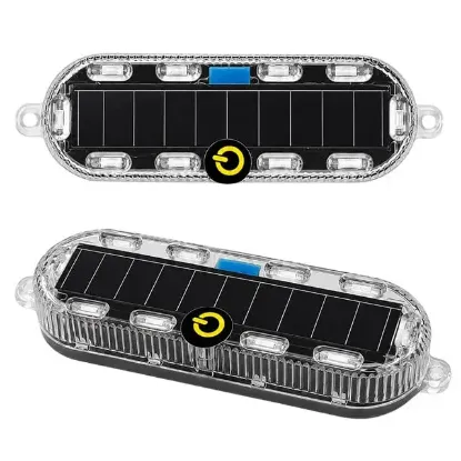 Powermaster PM-25928 Güneş Enerjili Çok Renkli LED Flaşörlü İkaz Lambası Su Geçirmez resmi