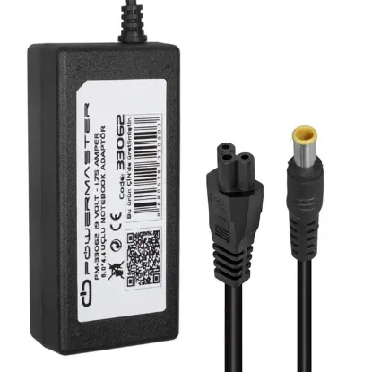 Powermaster PM-33062 19 Volt - 1.75 Amper 6.0*4.4  Mm Uçlu Adaptör (Asus Notebook) resmi