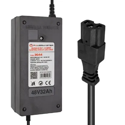 Powermaster PM-3644 48 Volt - 32 Amper Elektrikli Bisiklet Şarj Cihazı resmi