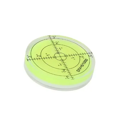 Powermaster Yuvarlak Masa Tipi 40 Mm Düz Yüzey 5/1000 Su Terazisi resmi