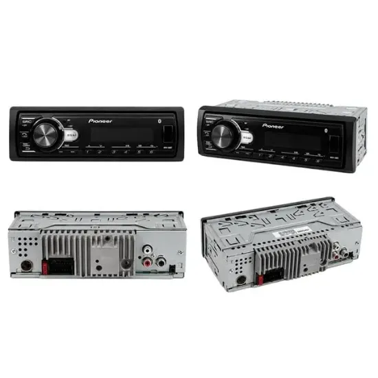 Pioneer MVH-140BT Usb Fm Aux Mp3 Bluetooth'lu Mekaniksiz Oto Teyp 4x50 Watt resmi