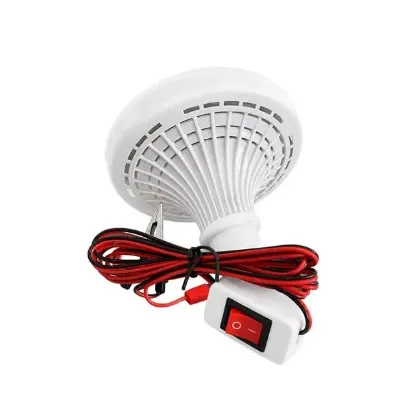 Powermaster Anahtarlı 12 Volt 24 Watt Akü Maşalı 2 Metre Kablolu Led Ampul resmi