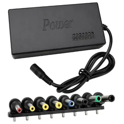 Powermaster PM-13512 12V-24V Ayarlanabilir Voltajlı LED Göstergeli Evrensel Notebook ve Cihaz Adaptörü resmi