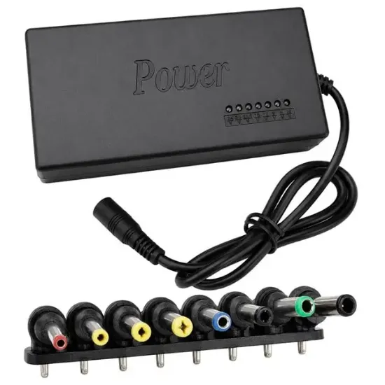 Powermaster PM-13512 12V-24V Ayarlanabilir Voltajlı LED Göstergeli Evrensel Notebook ve Cihaz Adaptörü resmi