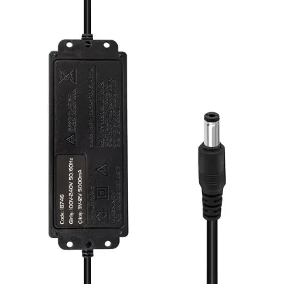Powermaster PM-18746 3 Volt - 12 Volt - 5 Amper Çok Uçlu Ayarlı Kademeli Adaptör resmi