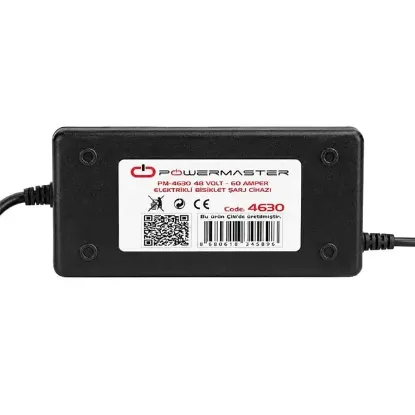 Powermaster PM-4630 48 Volt 60 Amper Elektrikli Bisiklet Şarj Cihazı resmi