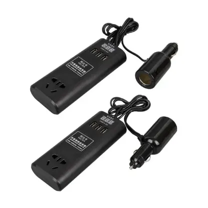 Powermaster Çok Fonksiyonlu USB Araç İnvertörü 12v/24V To 220V resmi