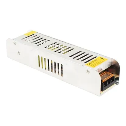 Powermaster PM-13035 12V 10A Slim Metal Kasa Şerit LED ve Güvenlik Kamerası Trafo Güç Kaynağı resmi