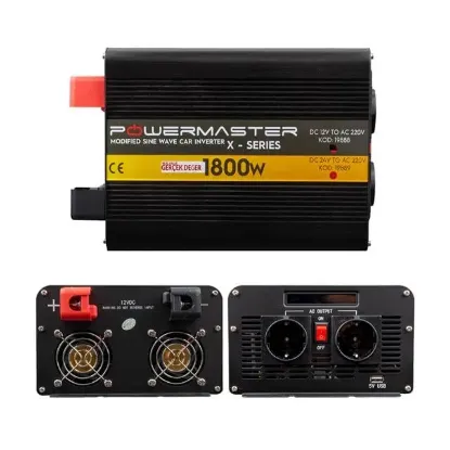 Powermaster 12-220V 12 Volt 1800 Watt Modified Sinus İnverter PWR1800-12 resmi