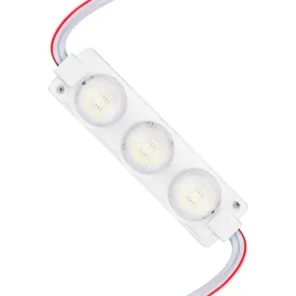 12 Volt 3 Watt Beyaz LED Modül - 74x20 mm - 3030 Çip resmi