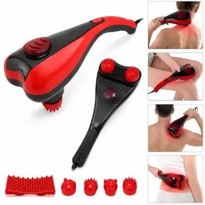 PowerMaster PM-24616 İki Kademeli Çift Başlıklı El Tipi Masaj Aleti resmi