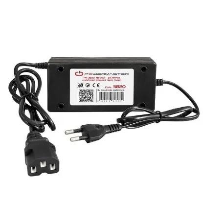 Powermaster PM-3820 48 Volt - 38 Amper Elektrikli Bisiklet Şarj Cihazı resmi