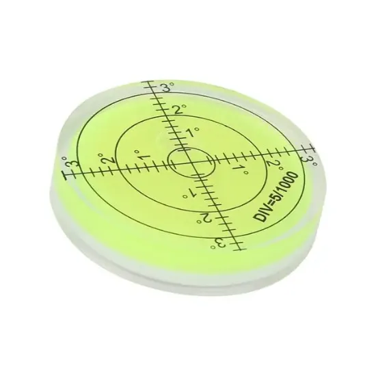 Powermaster Yuvarlak Masa Tipi 50 Mm Düz Yüzey 5/1000 Su Terazisi resmi